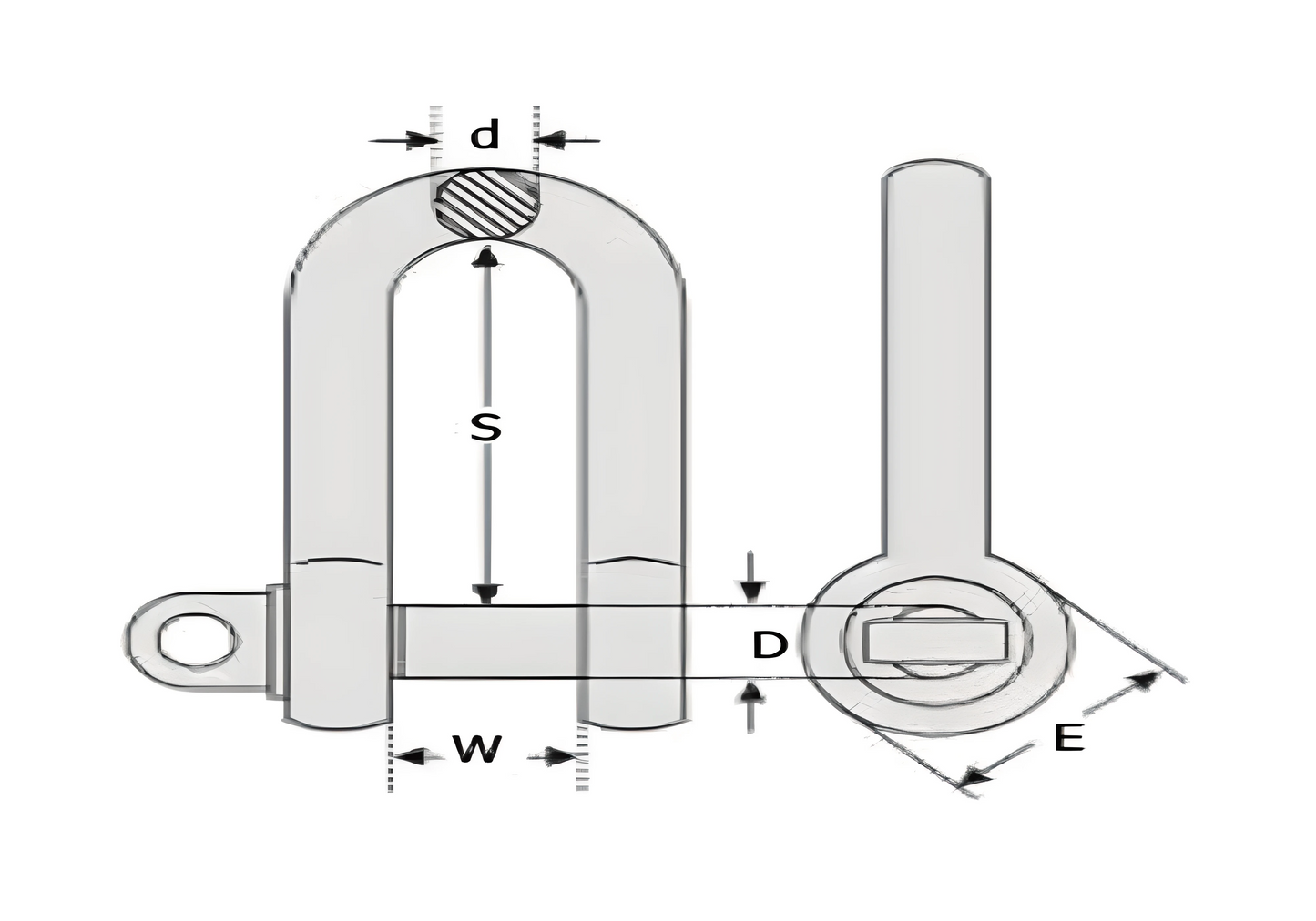 Small Dee Shackle