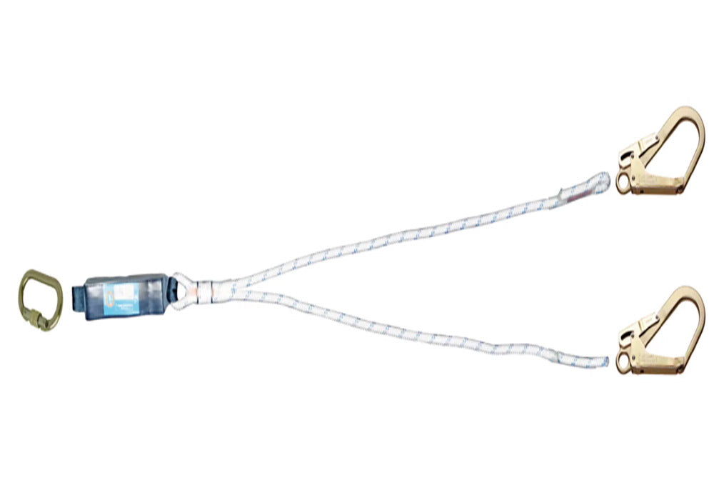 2 LEG LANYARD 1.5M FALL ARREST BELT  SCAFF HOOK LSAD 30 1.5-10-51