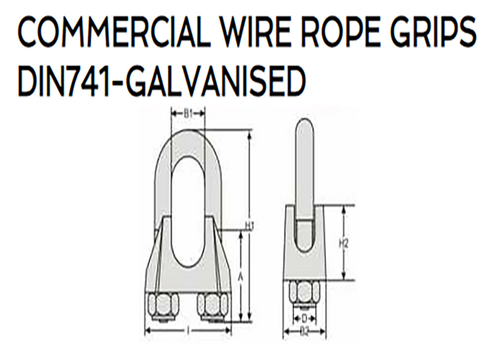WIRE ROPE GRIP COMMERCIAL