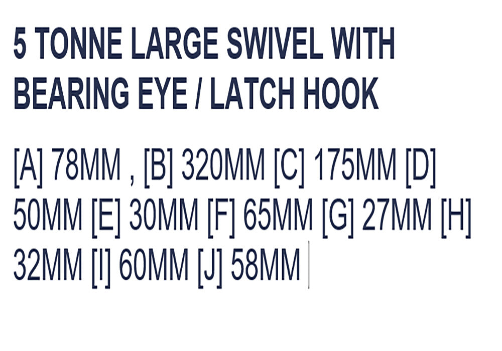 Swivel Large Bearing Hook
