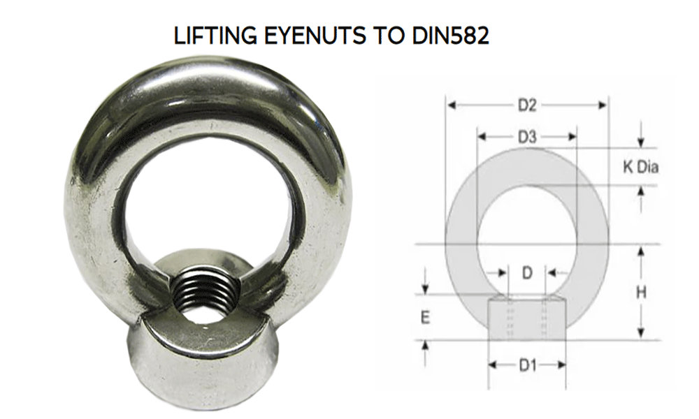 Eye Nut Stainless Untested
