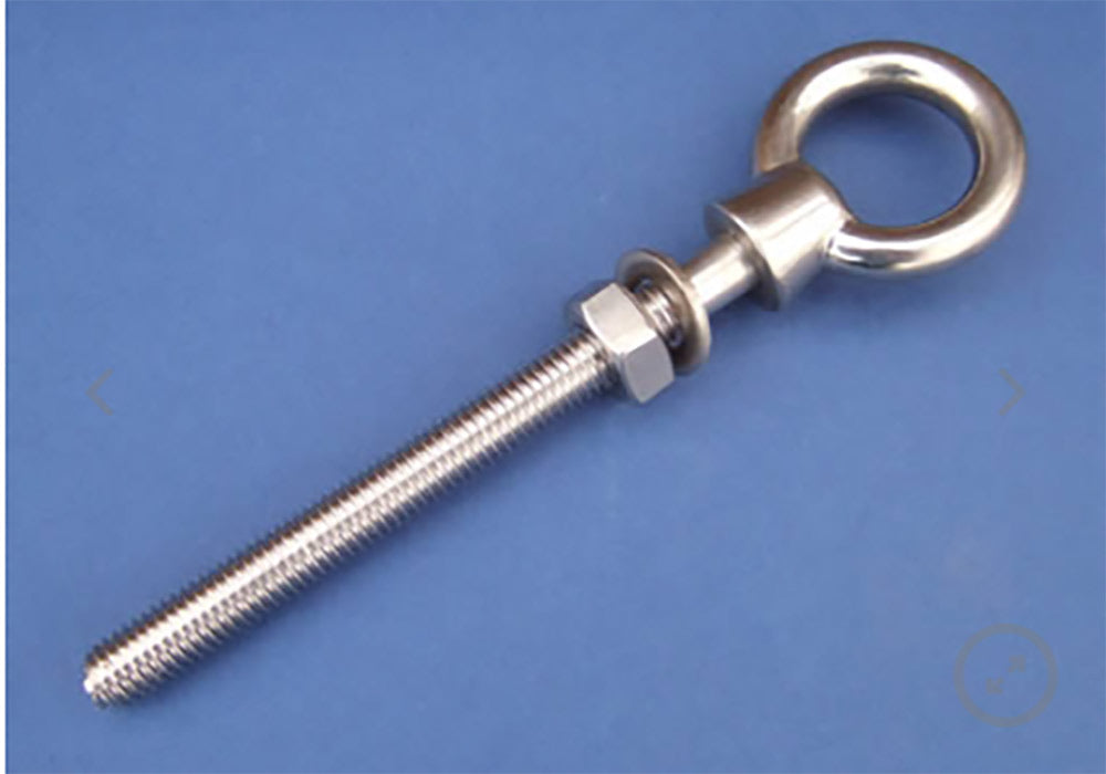 8MM X 100MM STAINLESS EYE BOLT UNTESTED