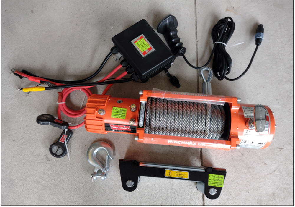 Electric Winch 12 Volt Wireless Remote Control