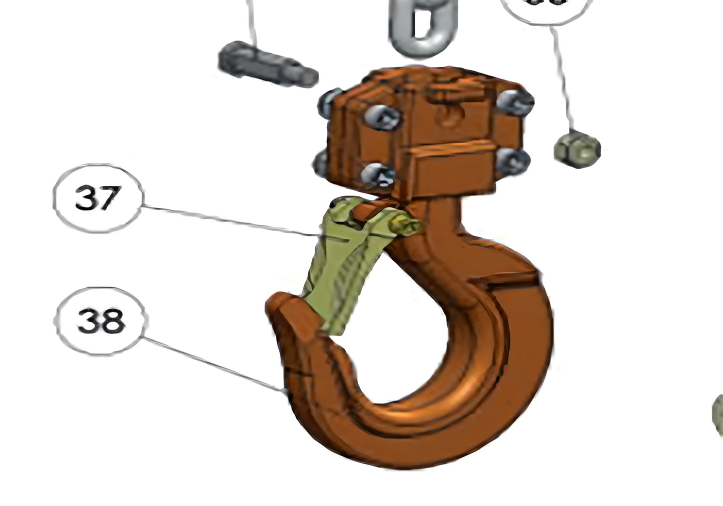 1.6T HOOK BOTTOM HACKETT LEVER HOIST