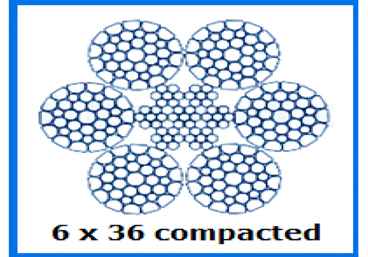 19MM 6X36 COMPACTED GALV 2160N/MM2
