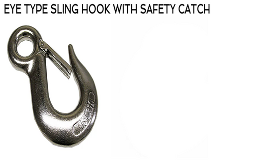 6MM STAINLESS STEEL EYE HOOK SAFETY CATCH