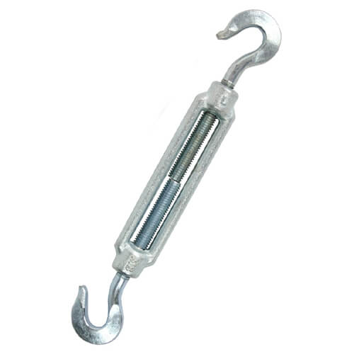 GALVANISED STRAINING SCREW HOOK HOOK UNTESTED