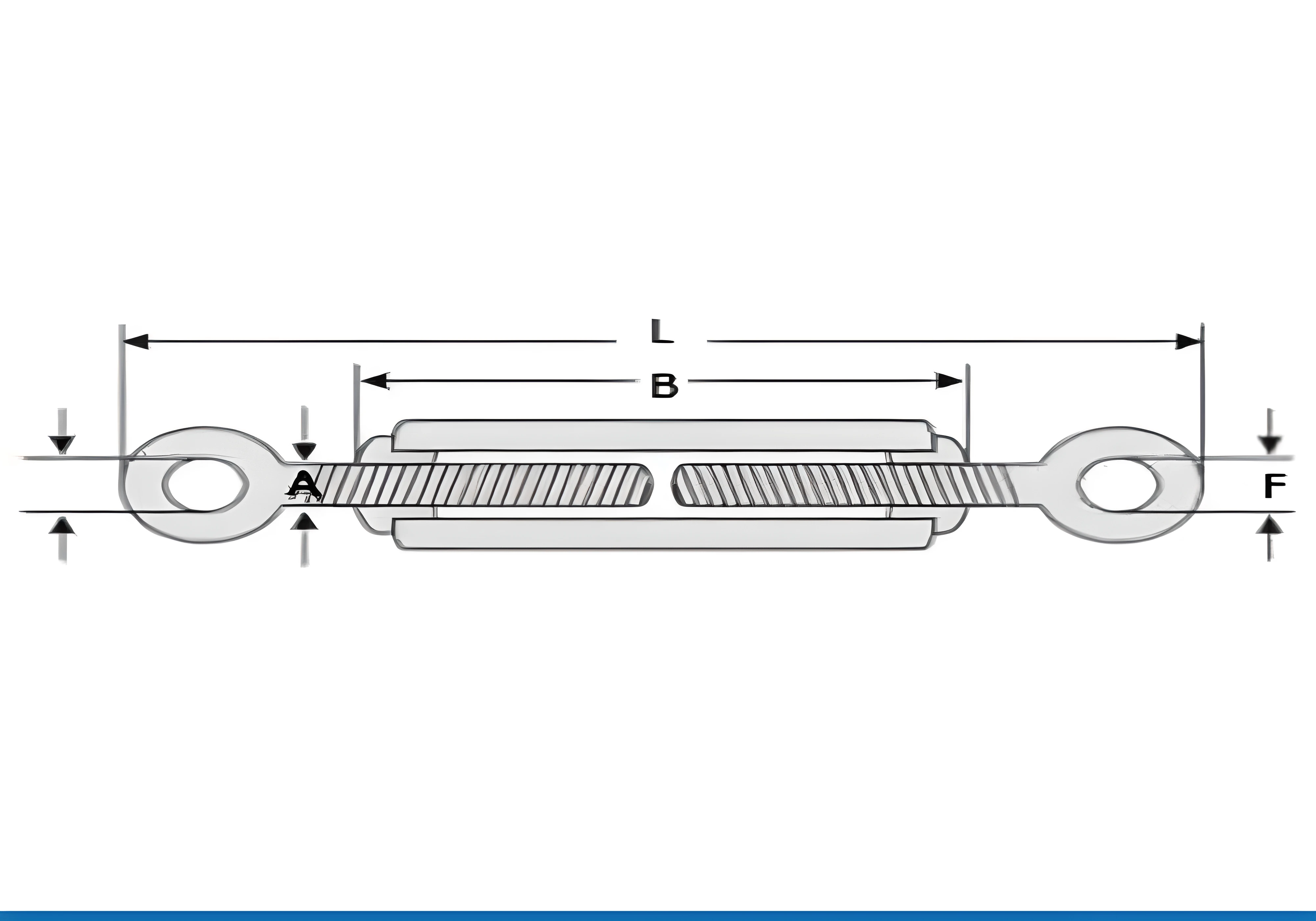8MM EYE/EYE ADJUSTER GALV UNTESTED TURNBUCKLE – C & C Lifting Ltd