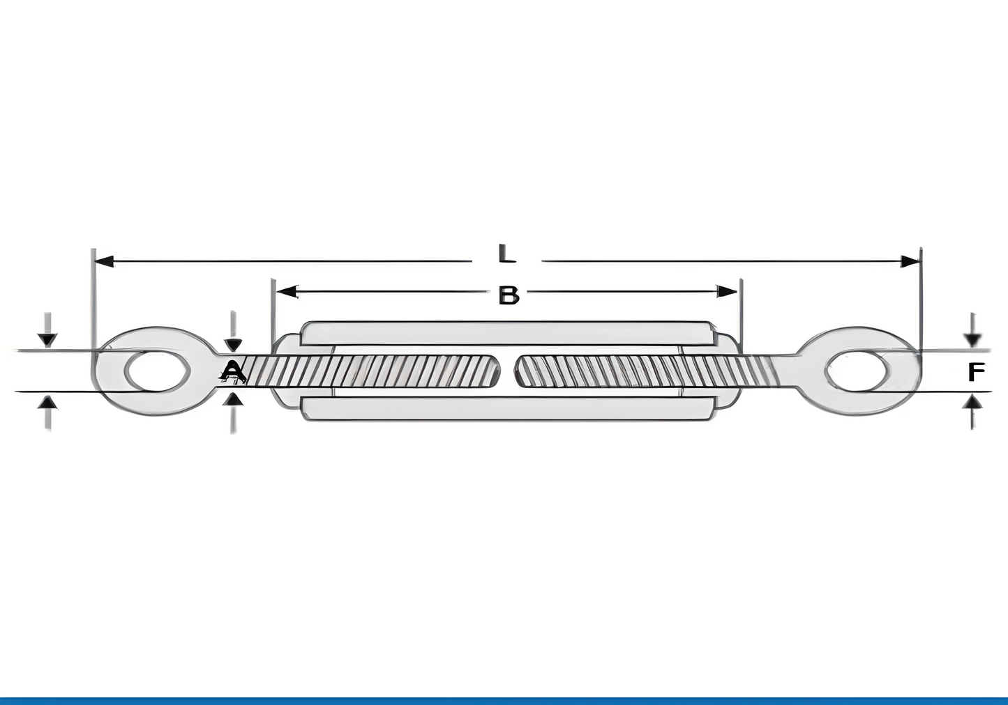 GALVANISED STRAINING SCREW EYE AND EYE UNTESTED