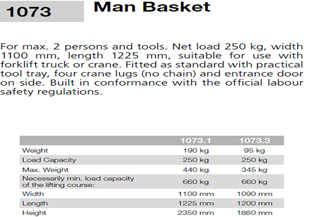 Man Basket (2 Person)