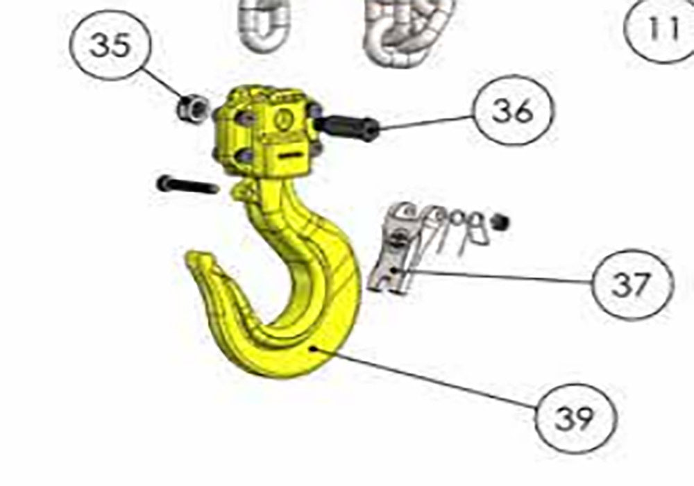 0.8T LEVER HOIST BOTTOM HOOK EN1677-3 FOR HACKETT – C & C Lifting Ltd