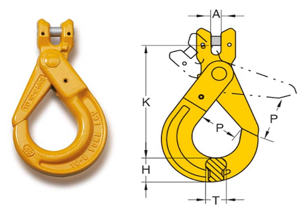 Clevis SelfLocking Hook Yoke G8 C & C Lifting Ltd