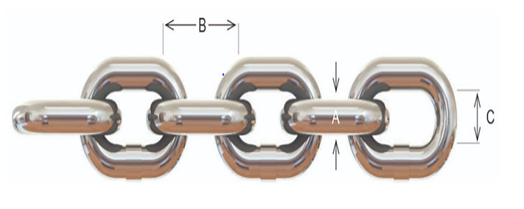 Stainless Steel Short Link Chain Certified – C & C Lifting Ltd