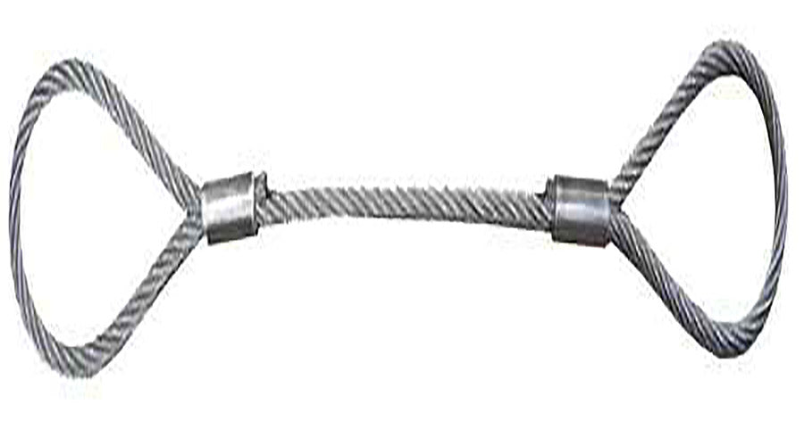 Wire Rope Sling Galvanised Complete with Soft Eye Each End