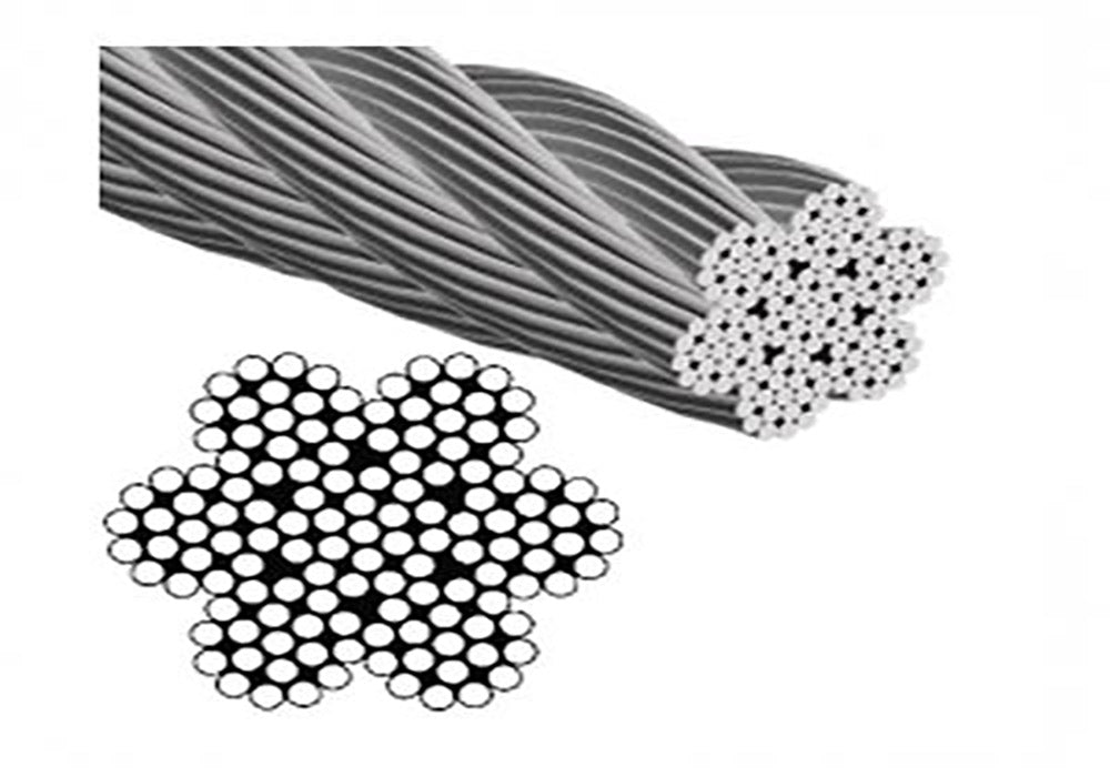 7x19 Inch Wire Rope Stainless Steel Wire Rope 7 x 19 AISI 316 – C & C Lifting Ltd
